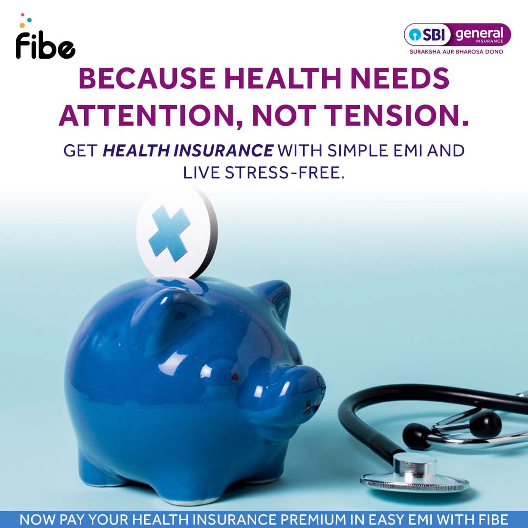 SBI General health insurance EMI example